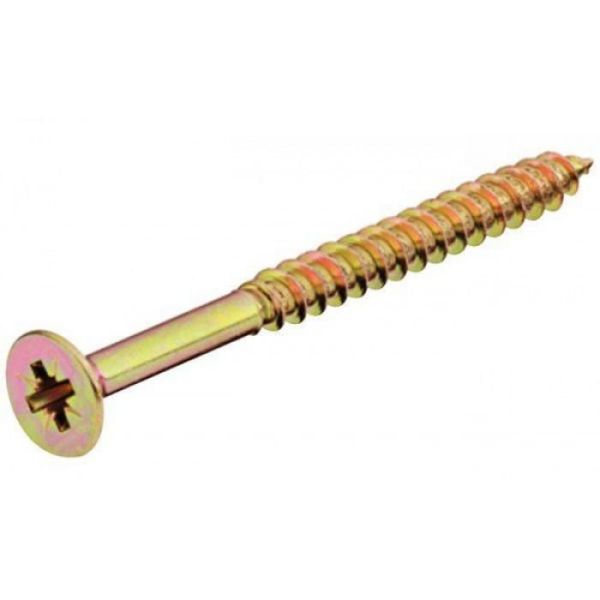 Саморез ж/пассивированный 6х70, острый, потай, Pozi